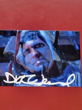 Dick Wieand Friday The 13th Hand Signed 4x6 Autograph